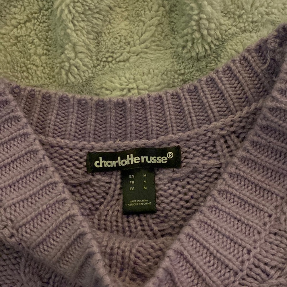 purple sweater - Picture 2 of 2